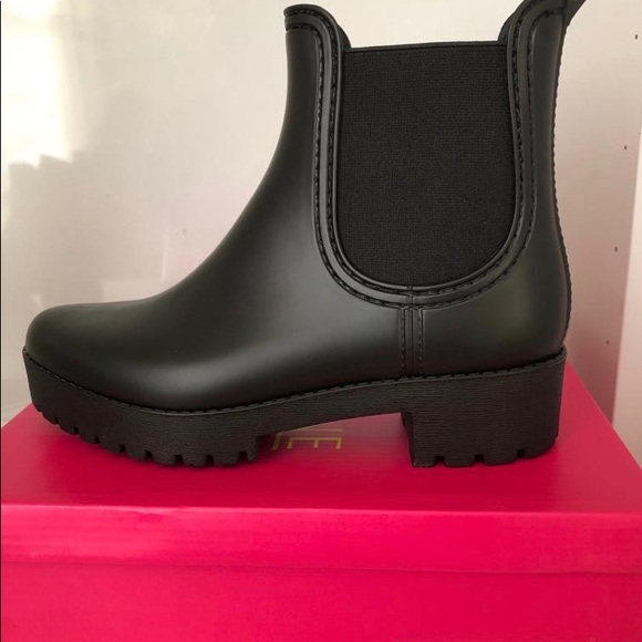 Catherine Malandrino Shoes | Catherine Malandrino Fable Platform Rain Boot | Color: Black | Size: 9 | Irmaaceh17's Closet